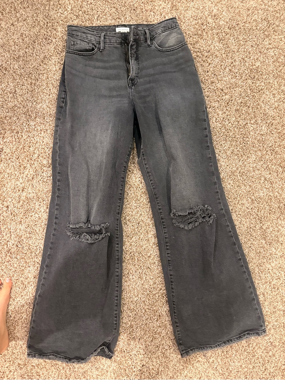 Good American wide leg Jeans size 26